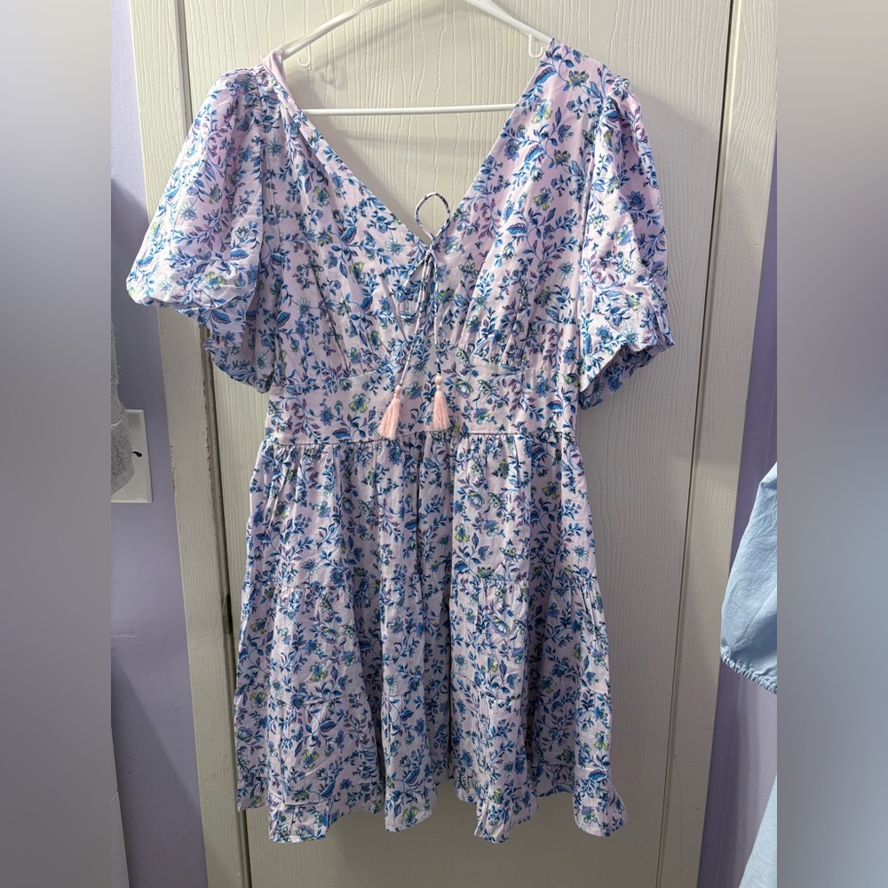 Jessica Simpson Faeryn Tiered Short Dress